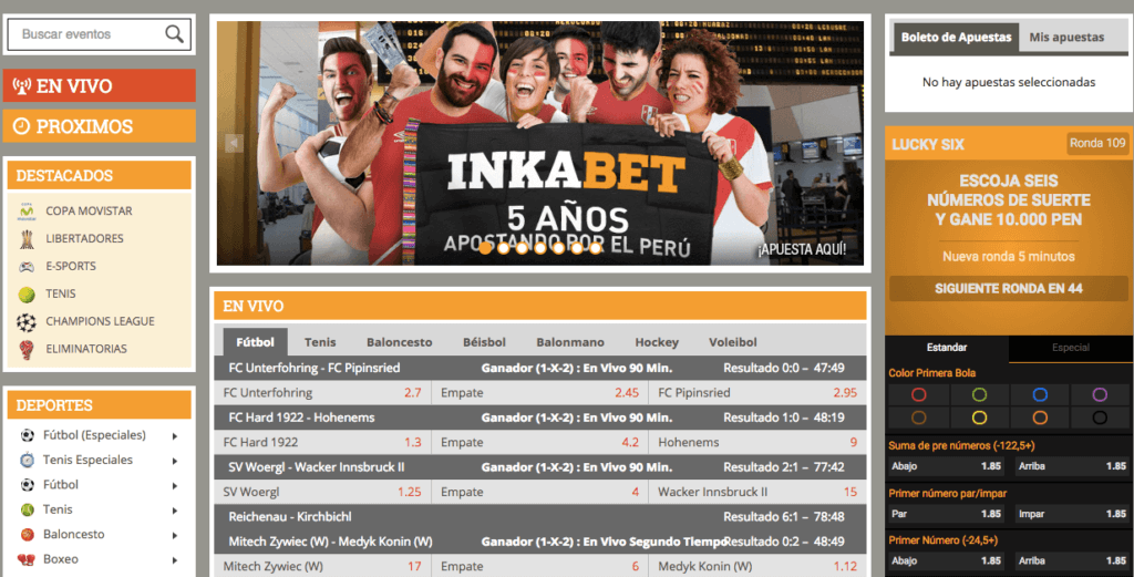 inkabet bono apuestas tenis