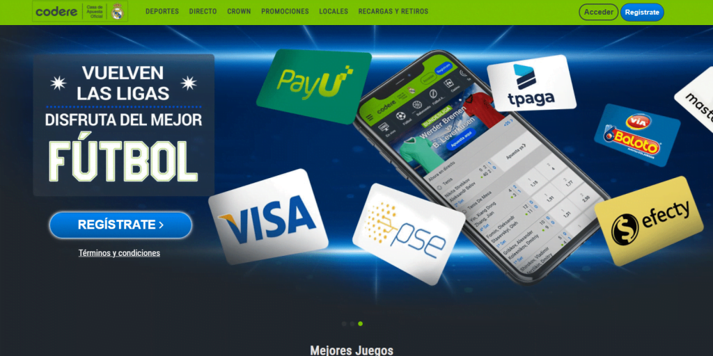 codere como retirar dinero