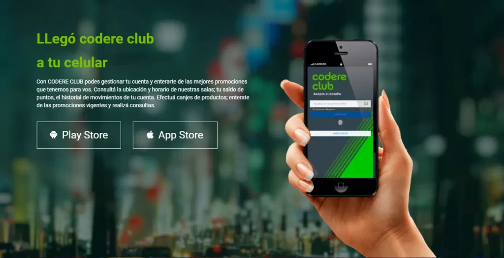 codere retirar ganancias