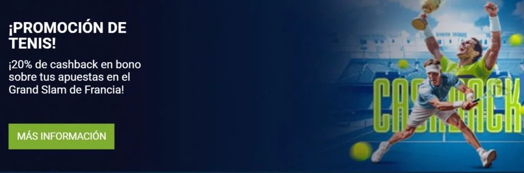 promoción 1xbet roland garros