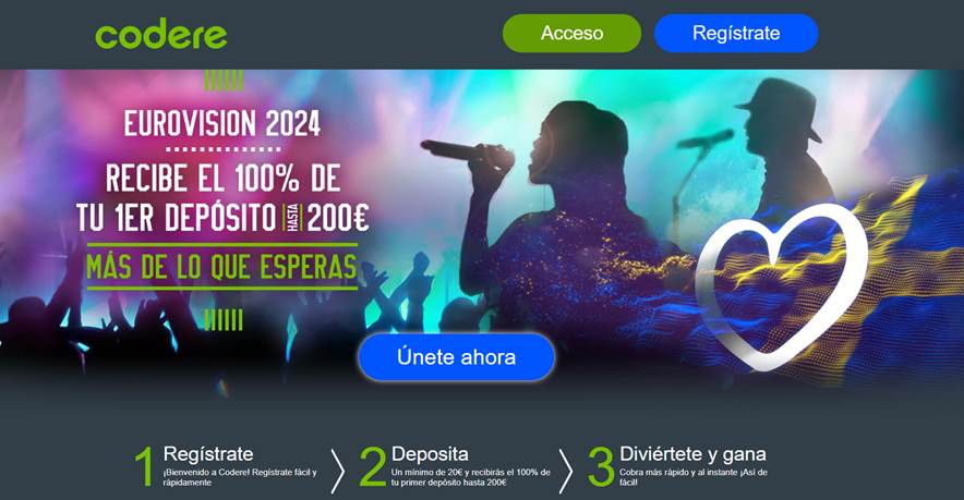 codere apuestas eurovisión 2024