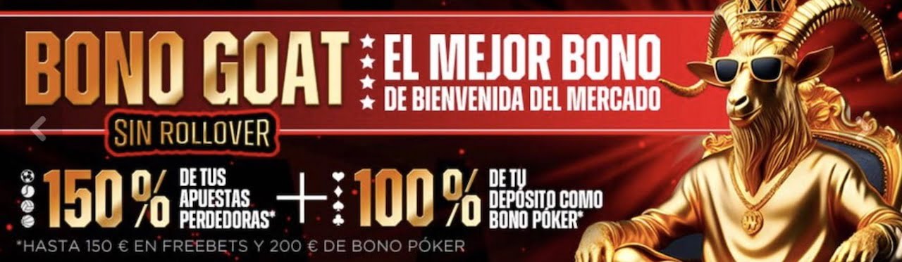 Bono GOAT Winamax Poker