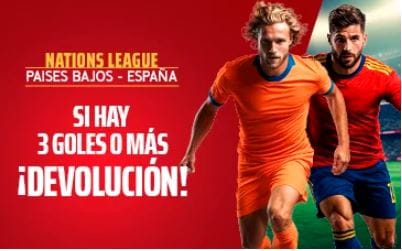Sportium Países Bajos vs España