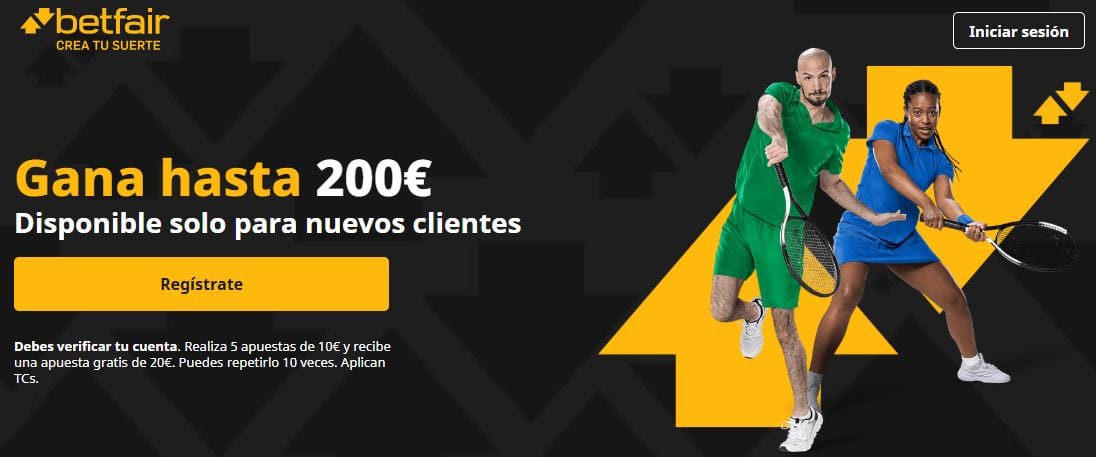 Betfair bono de bienvenida