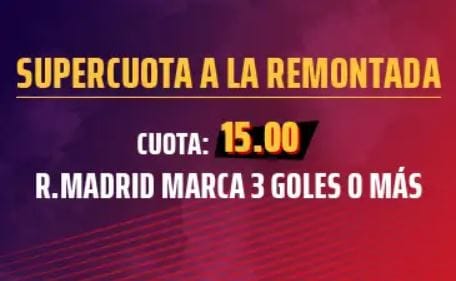 Sportium Supercuota Real Madrid vs Arsenal
