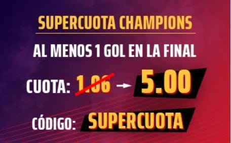 Sportium Supercuota Final Champions
