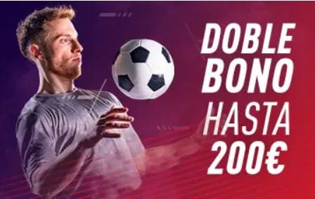 Sportium doble bono de bienvenida