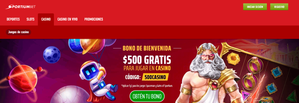 sportiumbet bonos méxico