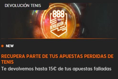 888Sport devolución tenis