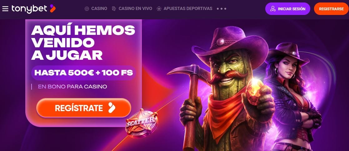 Tonybet casino bono de bienvenida
