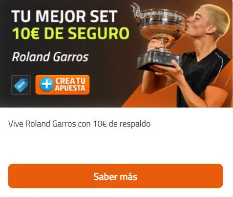 Luckia Roland Garros 2026 seguro