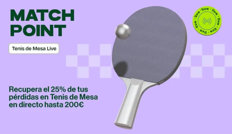 RETAbet Match Point Tenis de Mesa Live