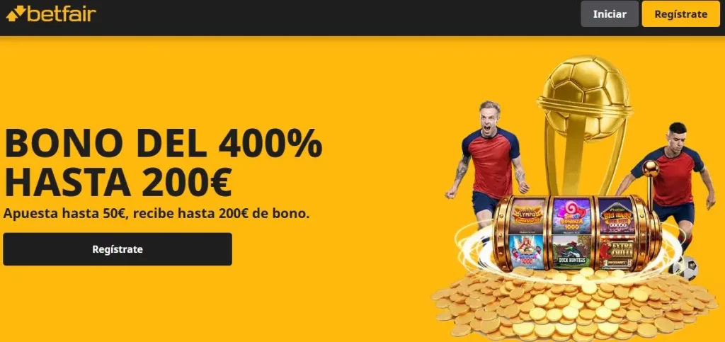 Betfair bono de bienvenida
