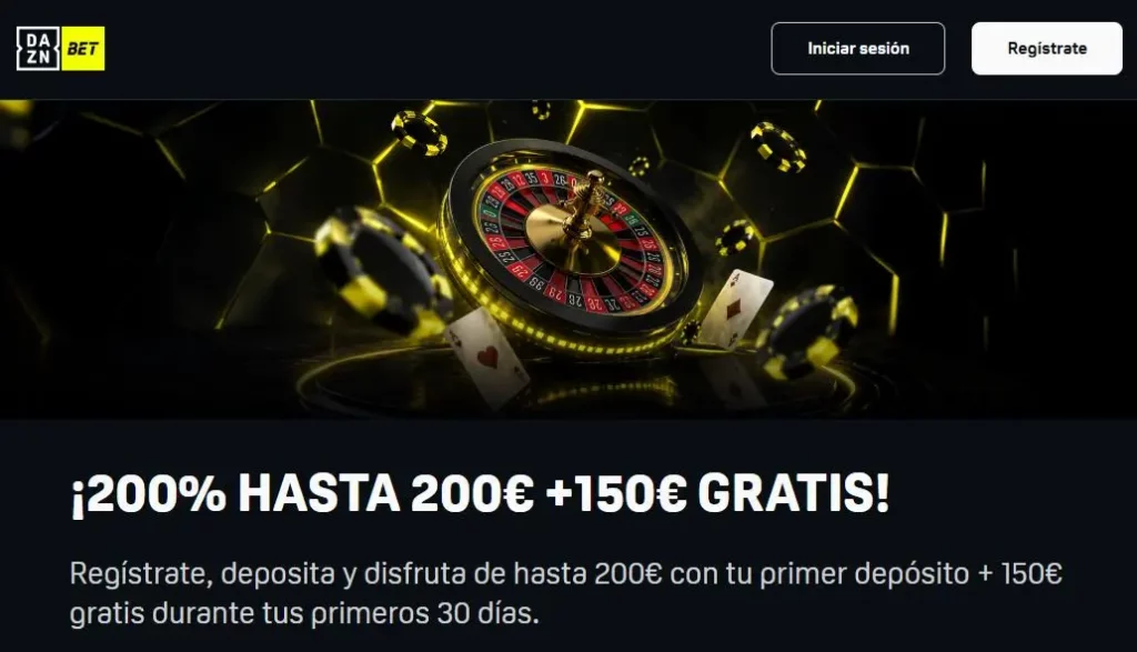 Dazn Bet casino bono de bienvenida